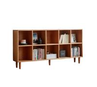 Étagère À Livres Étagère en Bois Massif for Salon, Bureau, Étagère D'exposition Simple, Armoire À Grille De Rangement for La Maison Étagères De Rangement(A:172CMX30CMX85CM)