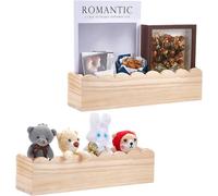 Étagère À Livres Festonnée En Bois Pour Jouets Rangement Décoration Étagère Pour Chambre D'enfant Étagères Flottantes En Bois Présentoirs Pour Salon Chambre D'enfant Décoration Murale