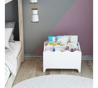 Étagère à livres pour enfants Trehøje Étagère sur pied pour chambre d'enfant Boîte à livres pour enfants Étagère pour chambre d'enfant pour livres blancs