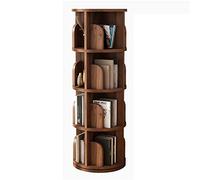 Étagère à livres rotative à 360° en bois massif pour enfants - Rangement d'angle pour magazines - Bibliothèque de sol pour le salon, table basse ronde élégante (taille : 39 x 99 cm)