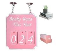 Etagère à Livres Suspendue, Décor livresque, Signe Suspendu personnalisé Lire Cette année, Etagère Murale Rustique pour la Maison, Le Bureau ou la Salle de Classe, Cadeau pour l'amoureux des Livres