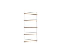 Étagère à Magazines , Bibliothèque Haute en Chêne/ Blanc