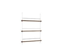 MOEBE Porte-revues Magazine Shelving Chêne fumé-white. 85x115x7 cm. MS.115.1