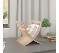 Etagère à magazines en bois Naturel Beige G