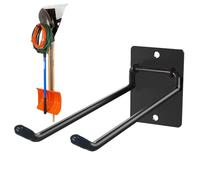 Étagère à outils - Rangement mural pour pelles en acier - Étagère de rangement pour outils - Pour balais, serpillères, râteaux, jardin, cour, abri de jardin, maison, extérieur, atelier et espace de