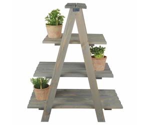 Etagère à plantes en bois vieilli