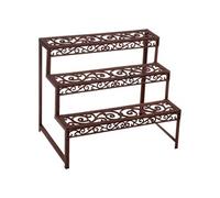 Etagère à plantes en métal patiné Arabesque