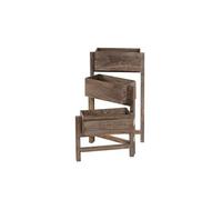 Etagère à plantes shabby vintage hauteur 65cm marron