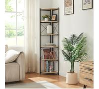 Étagère à plantes Ulfborg 6 niveaux 160 x 30 x 30 cm effet bois noir