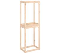 Étagère à pneus 63x40x180 cm Lite Bois de pin | Support de garage, organiseur pour 4 pneus, bois de pin massif, cadre stable, entrepôt, atelier, cave