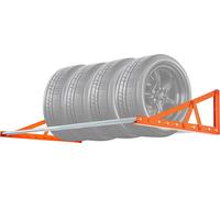 Étagère à pneus VEVOR Étagère à pneus de garage pour montage mural 787-1440 mm Réglable, convient aux pneus standard (R355,6 à R508 mm), charge maximale 181 kg