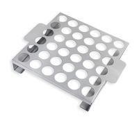 Étagère à poivre en acier inoxydable, 36 trous, rôtissoire pour cuisson du piment ou des cuisses de poulet, ailes, outil de fumeur de barbecue