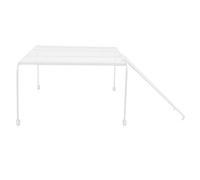 Étagère à Poulailler en Fer Blanc, Plateforme de Nourrissage 1 Set | Rutin, Nettoyage Facile, Structure Solide et Stable, pour Petits Oiseaux, Accessoire de Décor Habitat