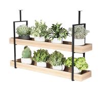 Étagère à suspendre au plafond, multi-usage pour le salon et la chambre à coucher, idéale pour exposer des plantes et la décoration d'intérieur, étagère de fleurs d'intérieur élégante, design peu