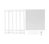 Étagère à tige de tension réglable, organisateur de placard extensible peu encombrant pour armoire de garde-robe, salle de bain, étagère de rangement en tube d'acier ABS PP de (50 à 80 cm / 19,7 à