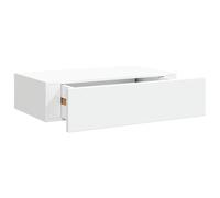 vidaXL Étagère à tiroir murale 40x23,5x10 cm MDF Blanc G