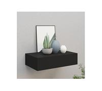 Etagère à Tiroir Murale Blanc 40x23,5x10 cm MDF Flottante Suspendue vidaXL