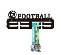 Étagère à Trophées | Support Adhésif Mural Avec Crochets,Porte-Médailles pour Courses et Sports - Pour Les Coureurs, Les Défis Course, Le Football, Le Baseball, Le Softball Et La Gymnastique