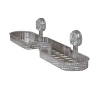 Étagère À Ventouse | Organisateur Porte-Robinet De Rangement | Porte-Savon Antirouille Réutilisable pour Maison Hôtel Salon Cuisine