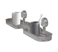 Étagère À Ventouse,Support D'Organisation Réutilisable pour Robinet | Porte-Savon Antidérapant pour Comptoir Maison Chambre Salle De Séjour Hôtel