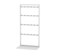 Étagère à vêtements en métal à 4 niveaux pour sous-vêtements et bijoux, étagère autonome pour soutien-gorge, short et collier, parfait pour les magasins de détail.