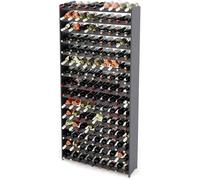 Lenmar RW RW RW-3-135 Étagère à Vin en Bois Anthracite 198 x 92 x 26,5 16 Couchages pour 135 Bouteilles Vin Étagère à Bouteille