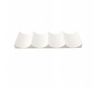 Étagère à vin en polypropylène pour rangement horizontal de bouteilles, support empilable peu encombrant pour 10 bouteilles, organisateur antidérapant pour cuisine et bar (blanc)