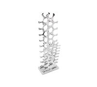 Etagère à vin Etagère à bouteilles de Aluminium Bouteille Etagère Argent 27 bouteilles