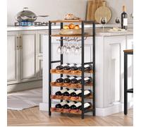 Étagère à vin - HOOBRO - EBF04JJ01 - 16 bouteilles - Design industriel - Autonome et robuste