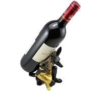 Étagère à vin murale décorative pour bouteilles de vin - Style européen - Créatif - Anubis God - Porte-bouteilles de bar à vin - Artisanat égyptien - Peut être utilisé comme petit casier à vin