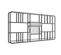 Étagère à vin murale en métal avec éclairage LED, étagères murales flottantes, étagères de rangement pour verres à vin, étagères flottantes pour bar, étagère de présentation pour bouteilles d'alcool a