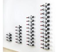 Étagère à vin murale pour 12 bouteilles de vin, organisateur de rangement de vin détachable à monter soi-même, support mural pour bouteilles de vin, porte-serviettes utilisé comme une ou quatre, pour