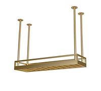 Étagère à vin murale - Support de verre à suspendre et vitrine au plafond, étagères élégantes pour rangement de verres à vin à l'envers - Parfait pour la maison et la cuisine