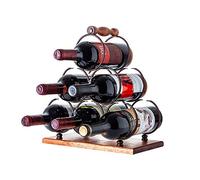 Étagère à vin pour 6 bouteilles de vin pouvant être placées dans n'importe quel cadre d'anniversaire Plateau de rangement 30 x 13 cm Noir