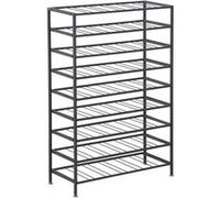 HomCom Étagère à vin range-bouteilles 54 bouteilles métal 63×25×91 cm noir
