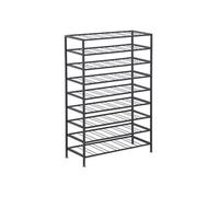 HomCom Étagère à vin range-bouteilles 54 bouteilles métal 63×25×91 cm noir