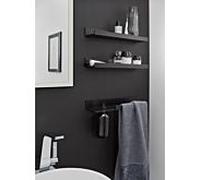Étagère Alape 8270321980 400 x 196 x 111 mm, aluminium laqué noir mat