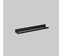 Étagère Alape 8271140980 AS.600.HT 600 x 50 x 100 mm, aluminium, revêtement en poudre noir mat