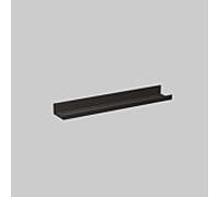 Étagère Alape AS.600 8271000980 AS.600.S 600 x 50 x 100 mm, aluminium, revêtement en poudre noir mat