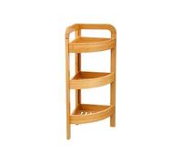 JJA Étagère d'angle Tendance Maison Bambou 3 niveaux PM