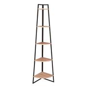 Étagère angle Désert 5 niveaux bois acier