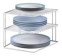 Étagère angle porte-assiettes Metaltex Blanc 25x25x19cm