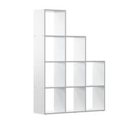 Vicco Étagère Aramis, Blanc, 103.5x144cm 9 éventails, pour Une répartition Flexible de l’Espace et Une Utilisation des Deux côtés