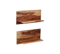 Etagère armoire meuble design murales 2 pcs 58 cm Bois massif