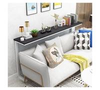 étagère arrière du canapé Table arrière de canapé étroite peu encombrante 60-140cm, Console rectangulaire fine, étagère de rangement pour remplissage d'espace côté lit(C,120x20x80cm/47x8x31.5in)