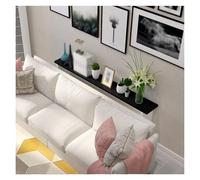 étagère arrière du canapé Table étroite de 80 à 150 cm de long à placer derrière le canapé, console d'entrée mince, étagère de rangement mince à placer à côté du lit(Black,59.1x8x25.6in/150x20x65cm)