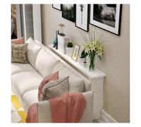 étagère arrière du canapé Table étroite de 80 à 150 cm de long à placer derrière le canapé, console d'entrée mince, étagère de rangement mince à placer à côté du lit(White,31.5x8x25.6in/80x20x65cm)