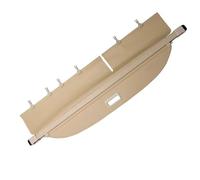 Étagère Arrière Rétractable Coffre Rideau Coffre Luxe Pour Toyota Pour RAV4 MK4 XA40 2013-2018 2015 Housses Protection Anti-regards Cache-Bagages(Beige Leather)