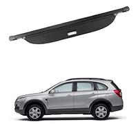 Étagère Arrière Rétractable De Coffre pour Chevrolet Captiva 2006-2016 Noir Housse Colis Cargo Coque Cache-Bagages Couverture De Cargaison De Coffre