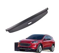 Étagère Arrière Rétractable de Coffre pour Ford Escape Kuga 2020 2021, Housse de Rangements pour Coffre Couverture de Cargaison Cargo Partition Accessoires,B Black
